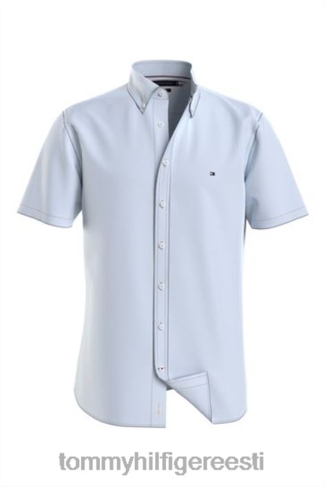 meeste popliinist lühikeste varrukatega särk RJV623259 sinine Tommy Hilfiger