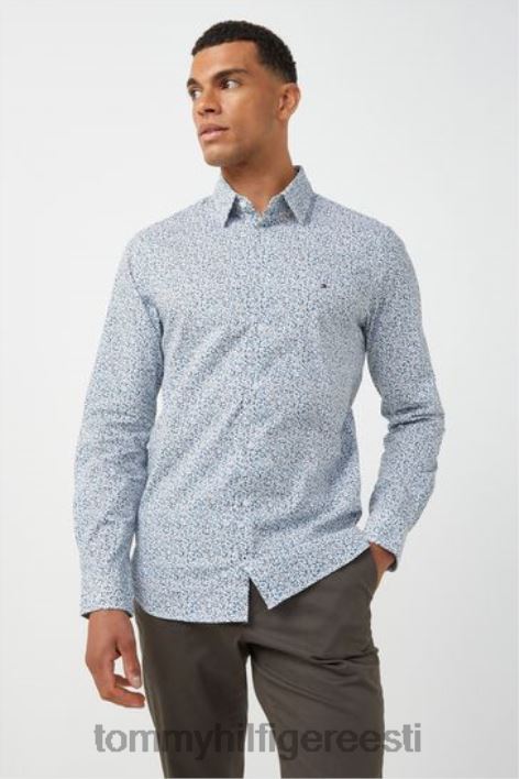 mini camo slim fit särk RJV623484 valge Tommy Hilfiger