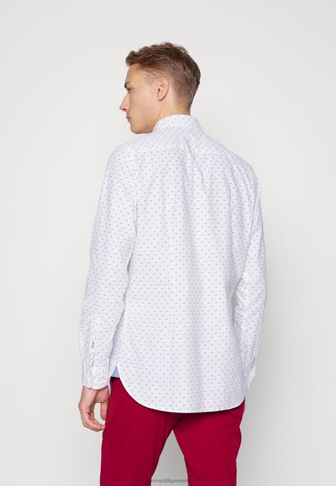 mini särk RJV627545 optika valge/karmiinpunane rubiin Tommy Hilfiger