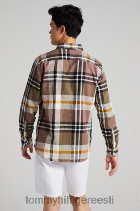 neutraalne check-särk RJV623539 beež Tommy Hilfiger