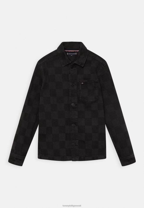 overshirt malelaua särk RJV625609 blckcheckerboard Tommy Hilfiger