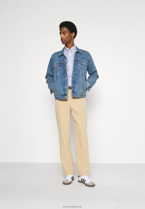 pehme mini-lillemustriga särk RJV628404 kiviklibu sinine Tommy Hilfiger