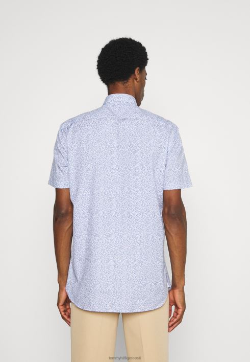 pehme mini-lillemustriga särk RJV628404 kiviklibu sinine Tommy Hilfiger