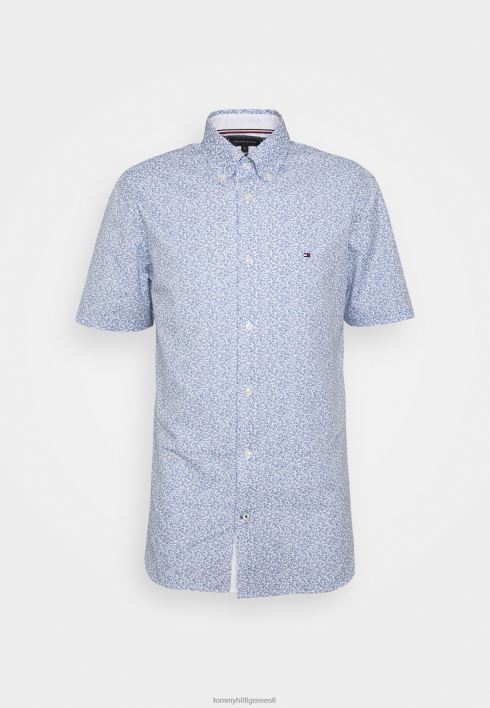 pehme mini-lillemustriga särk RJV628404 kiviklibu sinine Tommy Hilfiger