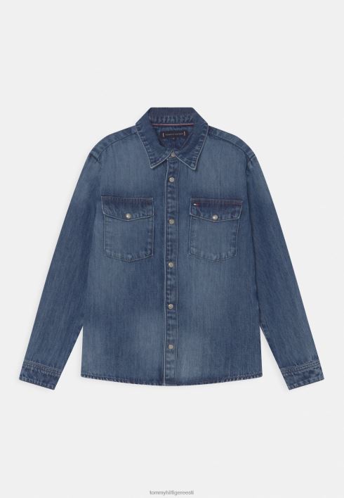 särk RJV625643 sinine denim Tommy Hilfiger