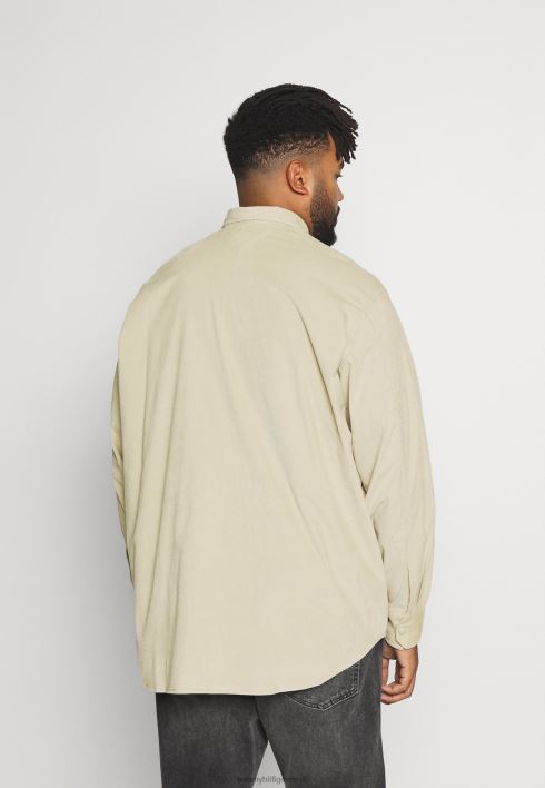 script logo overshirt särk RJV624967 kõrbepruun Tommy Hilfiger