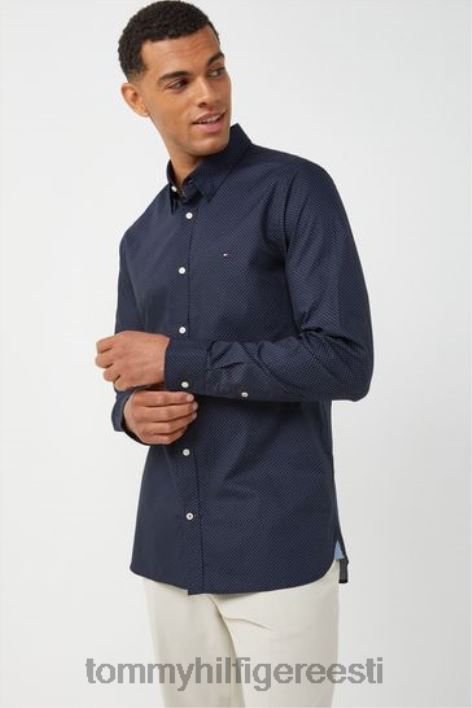 täpimustriga särk RJV623521 sinine Tommy Hilfiger