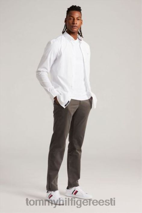 tavalise sobivusega poplinsärk RJV623532 valge Tommy Hilfiger