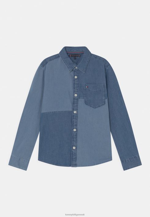 värviblokk särk RJV628116 denim Tommy Hilfiger