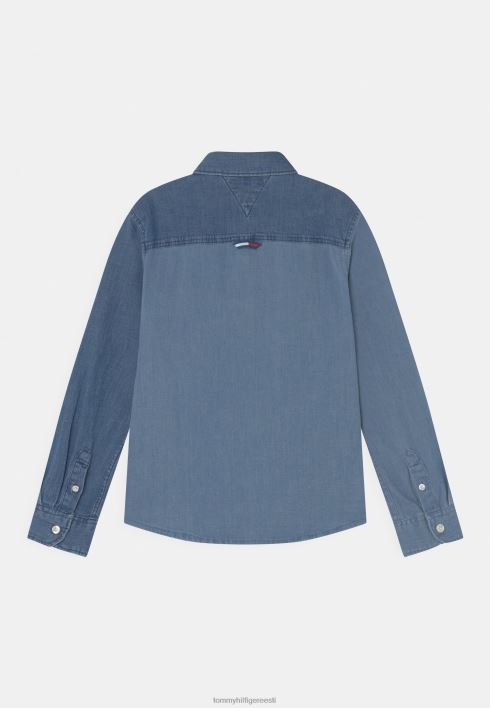 värviblokk särk RJV628116 denim Tommy Hilfiger