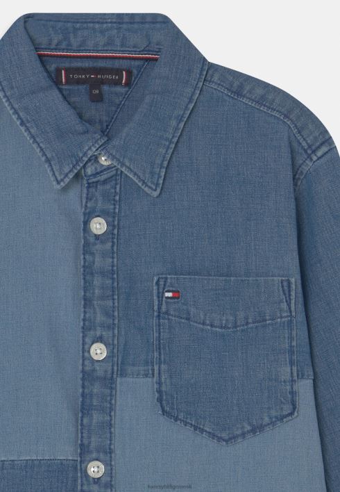 värviblokk särk RJV628116 denim Tommy Hilfiger