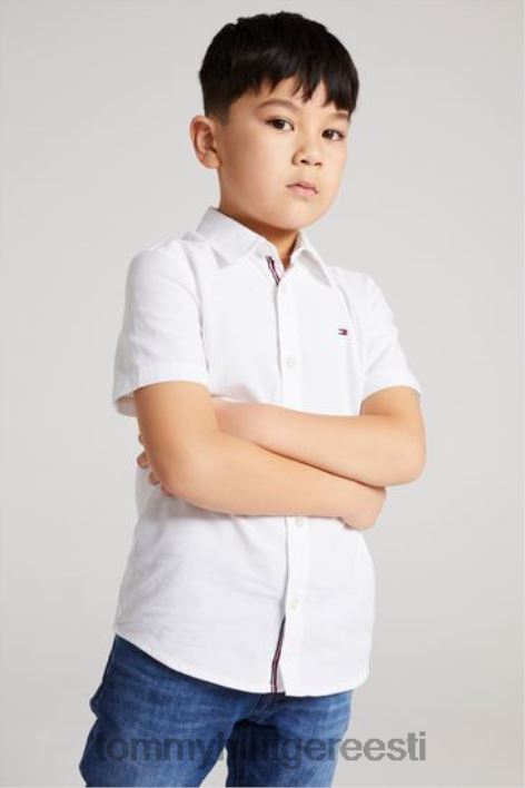 veniv oxfordi lühikeste varrukatega särk RJV623808 valge Tommy Hilfiger