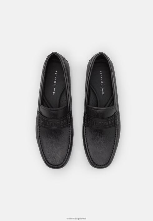 prinditud nahast juhikinnitused RJV624072 must Tommy Hilfiger