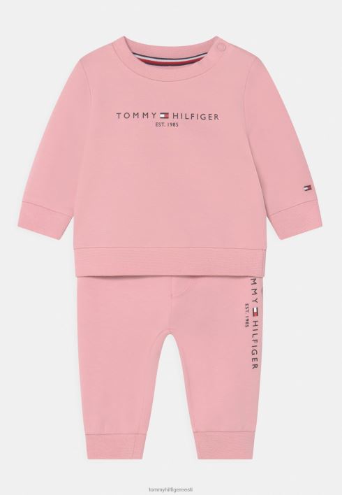 baby essential crewneck komplekti dressidress RJV624969 roosa varjund Tommy Hilfiger