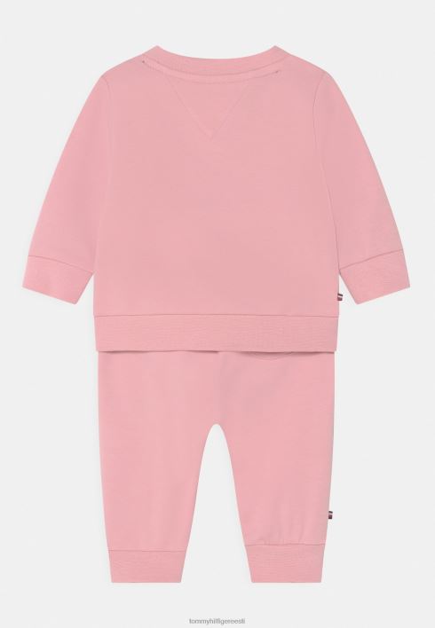 baby essential crewneck komplekti dressidress RJV624969 roosa varjund Tommy Hilfiger