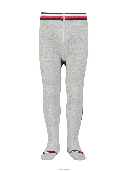 lapsed teipivad sukkpükse RJV62184 helehall melanž Tommy Hilfiger