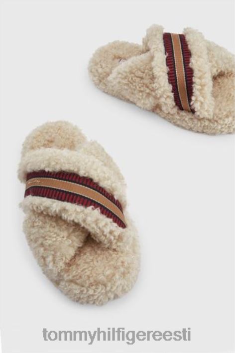 looduslikud šerpa sussid RJV623578 beež Tommy Hilfiger