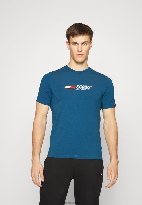 Essentials suure logoga t-särk RJV626208 sinine dokk Tommy Hilfiger