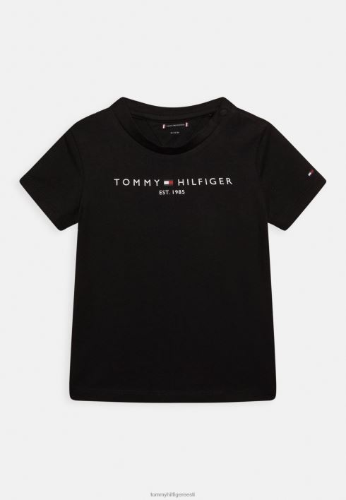 Essentsiaalne T-särk RJV624293 must Tommy Hilfiger