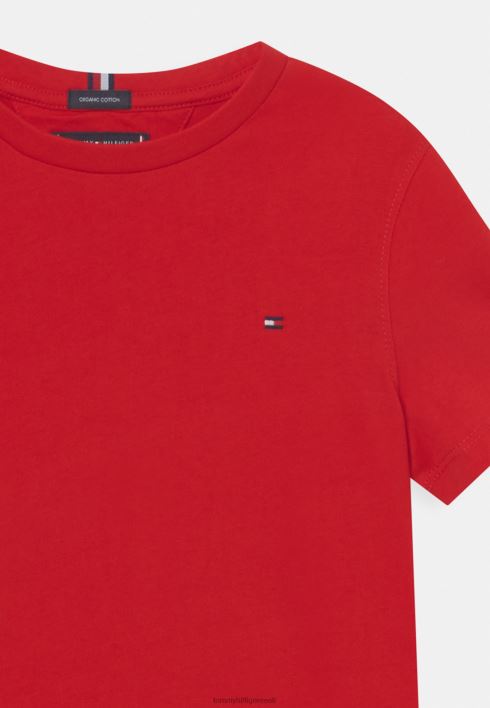 Essentsiaalne T-särk RJV624937 sügav karmiinpunane Tommy Hilfiger