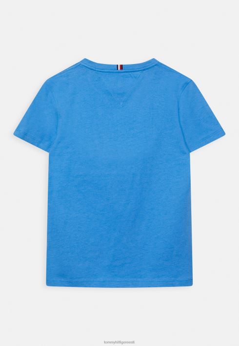 Essentsiaalne T-särk RJV627349 lummav sinine Tommy Hilfiger