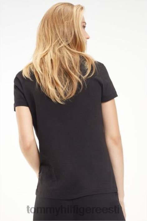 Heritage V-kaelusega T-särk RJV622934 must Tommy Hilfiger