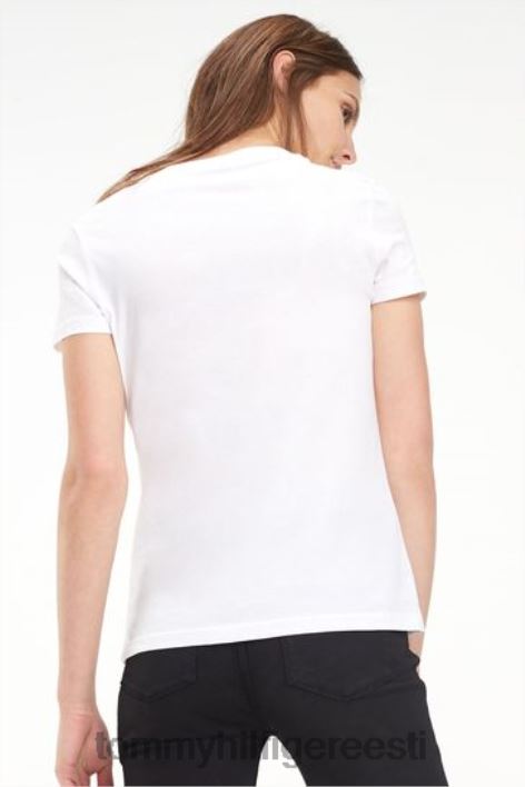 Heritage V-kaelusega T-särk RJV623591 valge Tommy Hilfiger