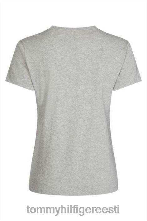 Meeskonnakaelusega T-särk RJV623131 hall Tommy Hilfiger