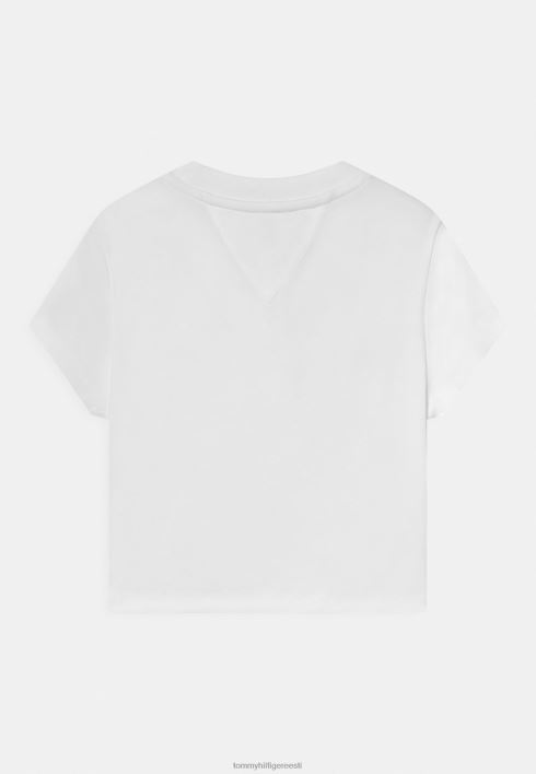 ajatu crop printiga t-särk RJV625174 valge Tommy Hilfiger