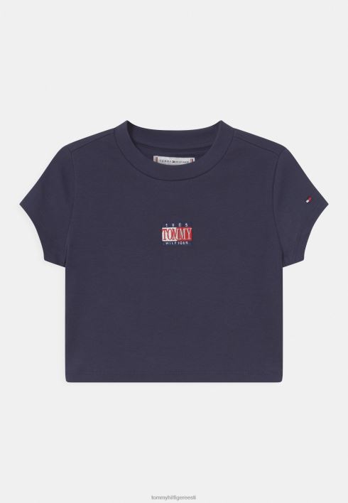 ajatu crop printiga t-särk RJV628058 hämar merevägi Tommy Hilfiger
