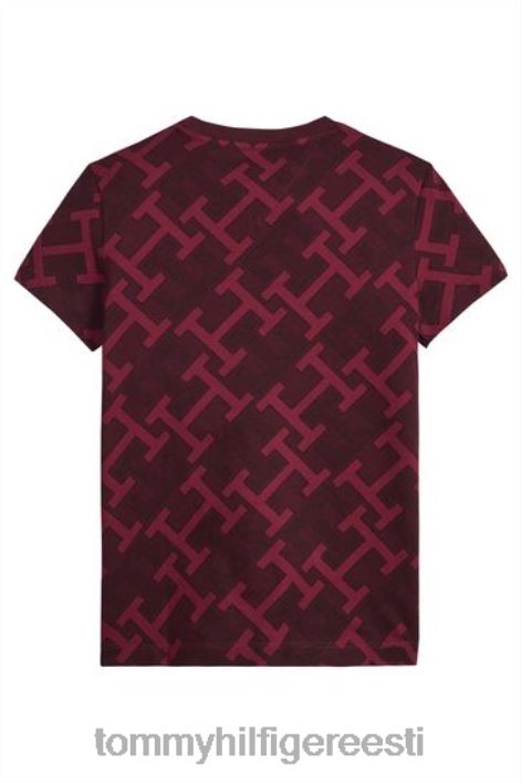 aop monogrammi t-särk sisse RJV623703 punane Tommy Hilfiger