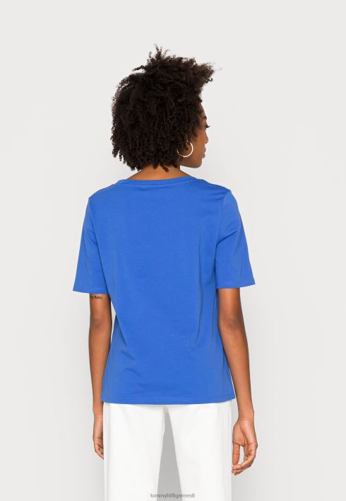 aplikatsiooniga avatud t-särk RJV627490 verona sinine Tommy Hilfiger