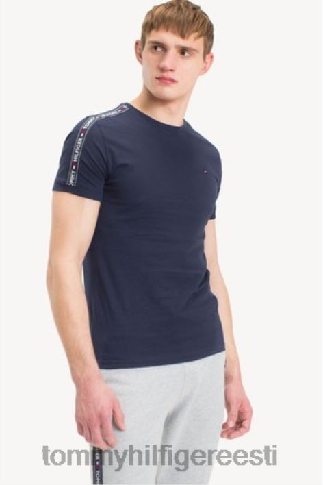 autentne teibitud t-särk RJV623051 indigo Tommy Hilfiger