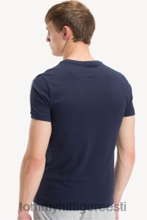 autentne teibitud t-särk RJV623051 indigo Tommy Hilfiger