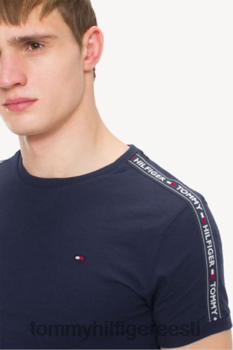 autentne teibitud t-särk RJV623051 indigo Tommy Hilfiger