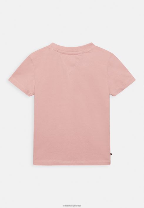 beebi logoga t-särk RJV628093 roosa Tommy Hilfiger