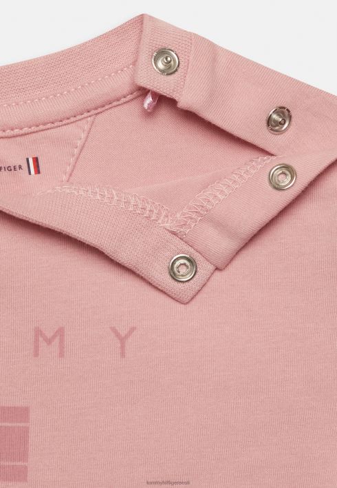 beebi logoga t-särk RJV628093 roosa Tommy Hilfiger