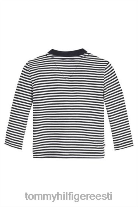 beebitriibuline pikkade varrukatega T-särk RJV623553 sinine Tommy Hilfiger