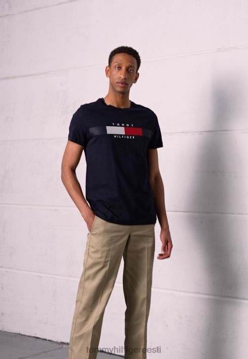 chest corp graafiline t-särk RJV624076 kõrbe taevas Tommy Hilfiger