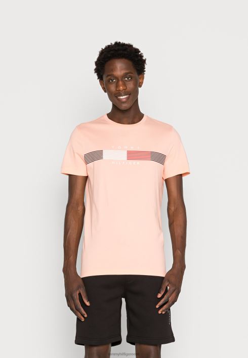 chest corp graafiline t-särk RJV624382 päikeseloojangu virsik Tommy Hilfiger