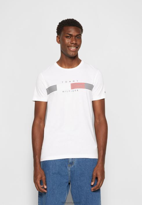 chest corp graafiline t-särk RJV624399 valge Tommy Hilfiger