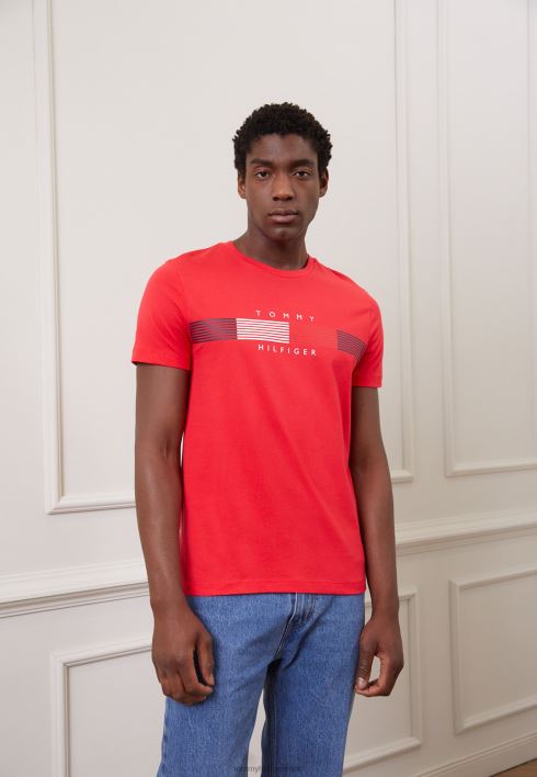 chest corp graafiline t-särk RJV624641 punane märguanne Tommy Hilfiger