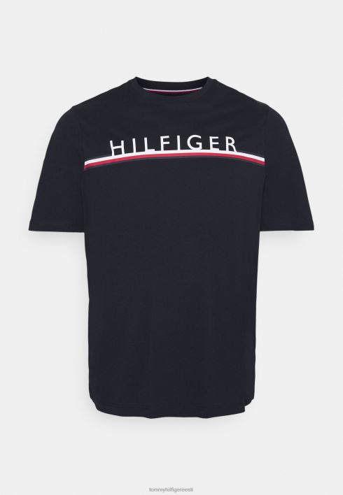 corp triibuline t-särk RJV626215 kõrbe taevas Tommy Hilfiger