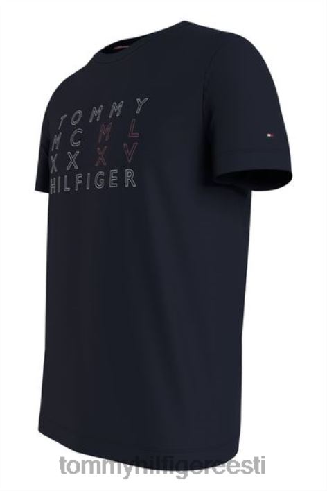 ettevõtte t-särk RJV623745 must Tommy Hilfiger