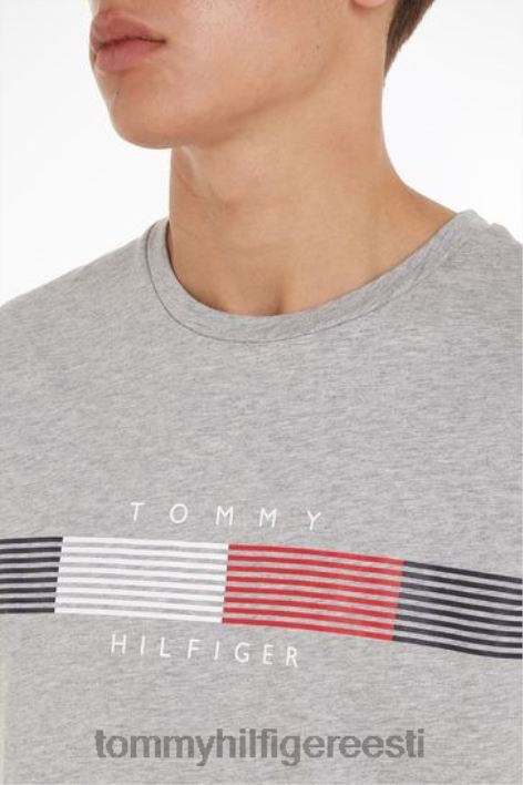 ettevõtte triibuline T-särk RJV623765 hall Tommy Hilfiger