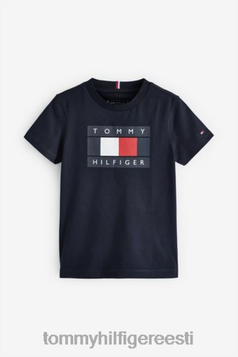 globaalse triibuga t-särk RJV623205 sinine Tommy Hilfiger