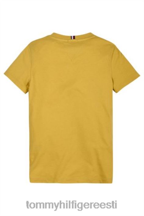 globaalse triibulise lipuga t-särk RJV623173 kollane Tommy Hilfiger