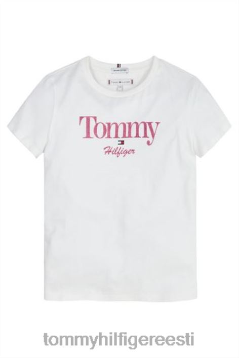 graafiline sädelev T-särk RJV623124 valge Tommy Hilfiger