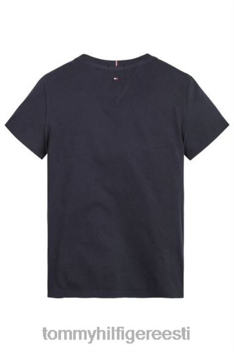 graafiline sädelev T-särk RJV623399 sinine Tommy Hilfiger