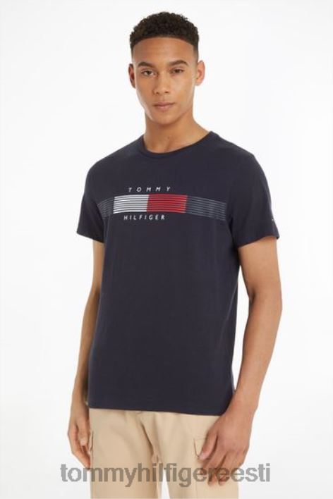 graafiline t-särk RJV623760 sinine Tommy Hilfiger